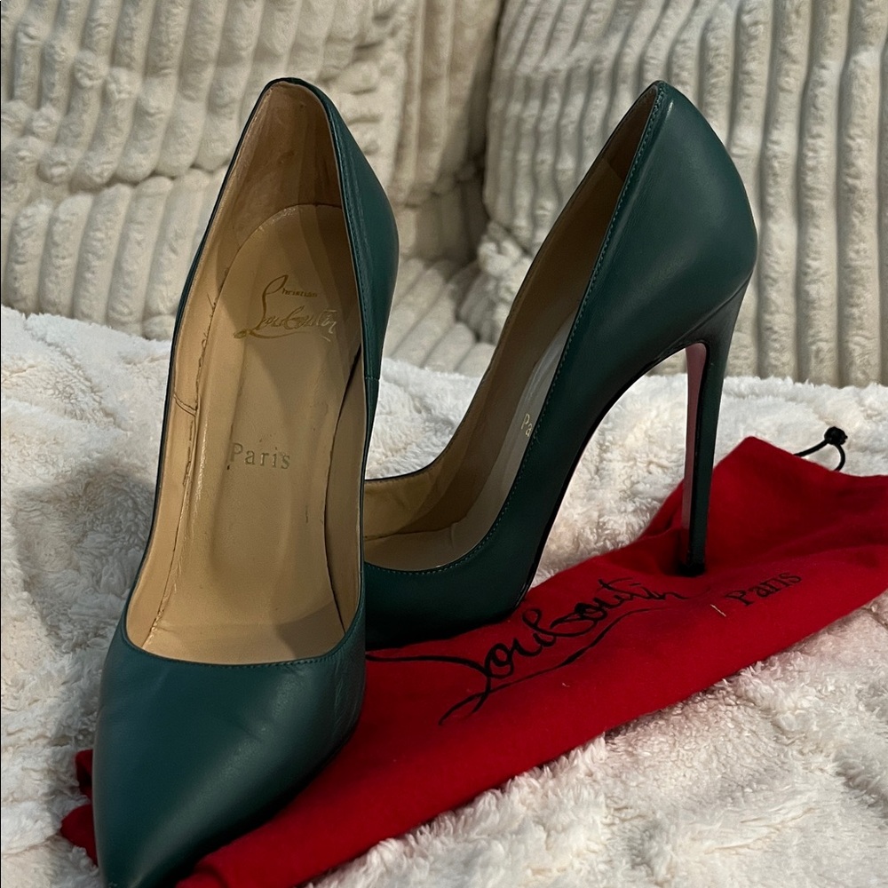 Christian Louboutin Dark Green Heels